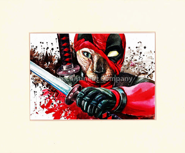 Deadpool Cat Art at 7th-continent-company.com - 7 CONTINENT COMPANY Sp. z o.o.