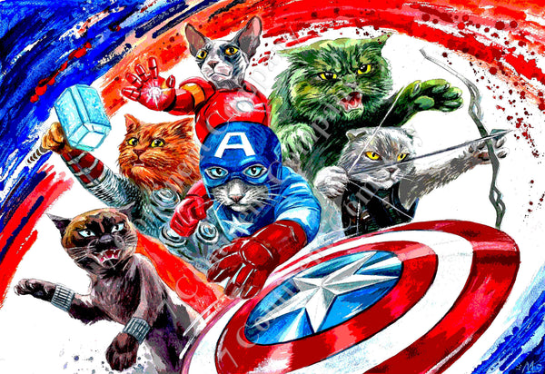 Avengers Cats at 7th-continent-company.com - 7 CONTINENT COMPANY Sp. z o.o.