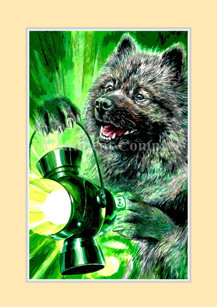 Green Lantern Dog Art at 7th-continent-company.com - 7 CONTINENT COMPANY Sp. z o.o.