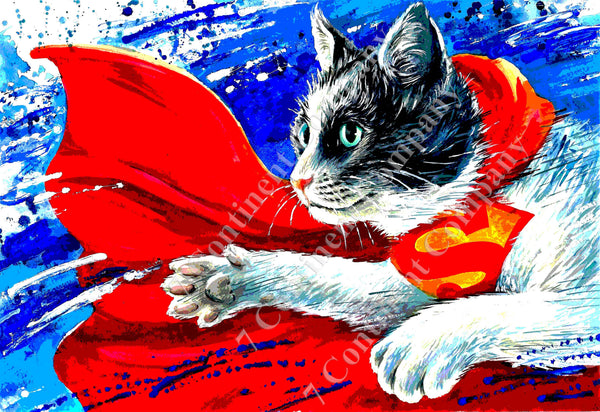 Superman Cat at 7th-continent-company.com - 7 CONTINENT COMPANY Sp. z o.o.