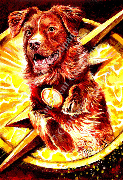 The Flash Dog Art at 7th-continent-company.com - 7 CONTINENT COMPANY Sp. z o.o.