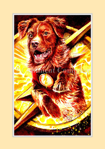 The Flash Dog Art at 7th-continent-company.com - 7 CONTINENT COMPANY Sp. z o.o.
