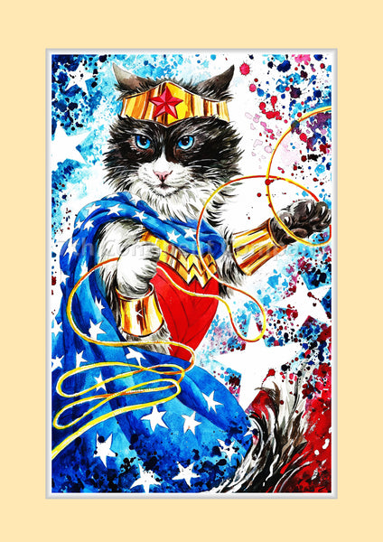 Wonder Woman Cat at 7th-continent-company.com - 7 CONTINENT COMPANY Sp. z o.o.