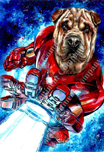 Iron Man Dog Art at 7th-continent-company.com - 7 CONTINENT COMPANY Sp. z o.o.