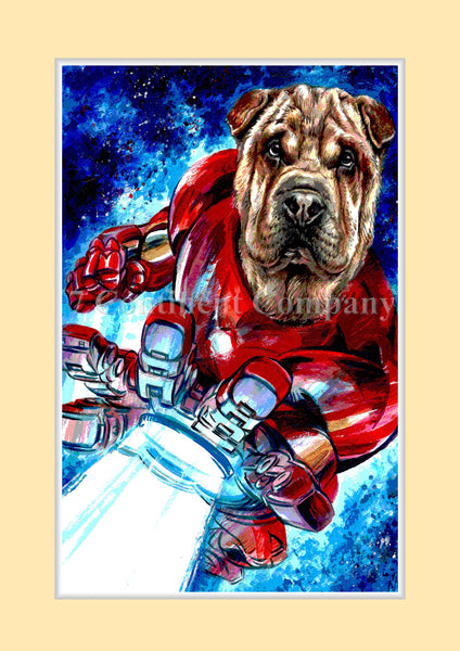 Iron Man Dog Art at 7th-continent-company.com - 7 CONTINENT COMPANY Sp. z o.o.