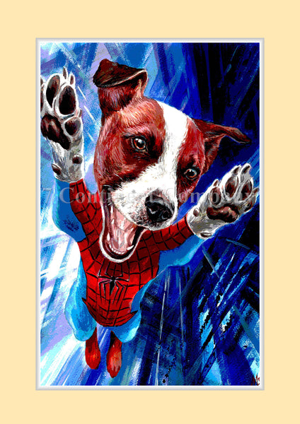 Spiderman Dog Art at 7th-continent-company.com - 7 CONTINENT COMPANY Sp. z o.o.
