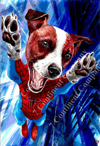 Spiderman Dog Art at 7th-continent-company.com - 7 CONTINENT COMPANY Sp. z o.o.