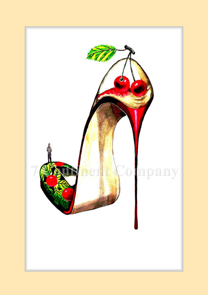 Cocktail Shoe. Cherry at 7th-continent-company.com - 7 CONTINENT COMPANY Sp. z o.o.