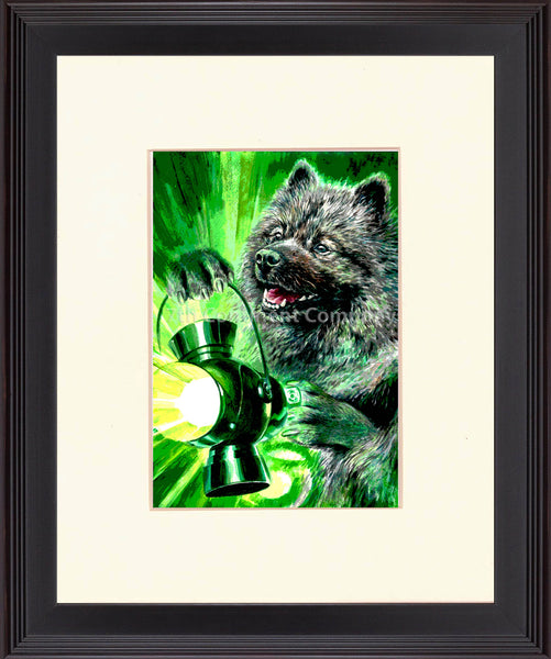 Green Lantern Dog Art at 7th-continent-company.com - 7 CONTINENT COMPANY Sp. z o.o.