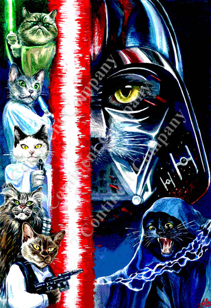 Star Wars Cats Art at 7th-continent-company.com - 7 CONTINENT COMPANY Sp. z o.o.