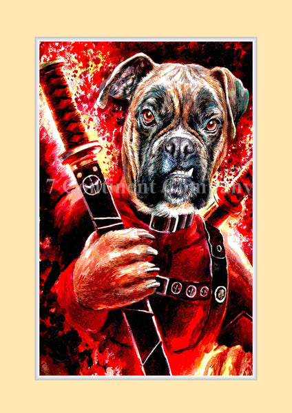 Deadpool Dog Art at 7th-continent-company.com - 7 CONTINENT COMPANY Sp. z o.o.