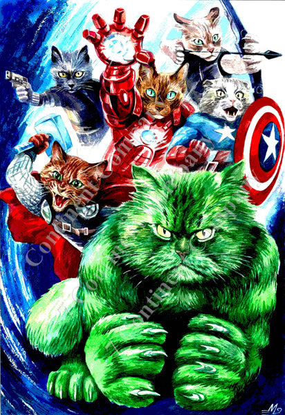 Cats Avengers Art at 7th-continent-company.com - 7 CONTINENT COMPANY Sp. z o.o.
