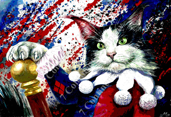 Harley Quinn Cat Art at 7th-continent-company.com - 7 CONTINENT COMPANY Sp. z o.o.