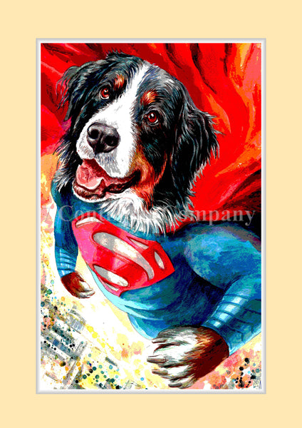 Superman Dog Art at 7th-continent-company.com - 7 CONTINENT COMPANY Sp. z o.o.