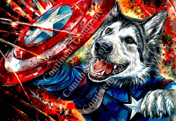 Captain America. Husky at 7th-continent-company.com - 7 CONTINENT COMPANY Sp. z o.o.