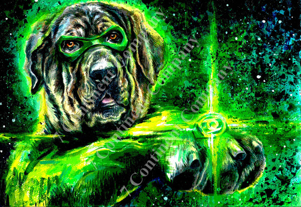 Green Lantern Dog at 7th-continent-company.com - 7 CONTINENT COMPANY Sp. z o.o.