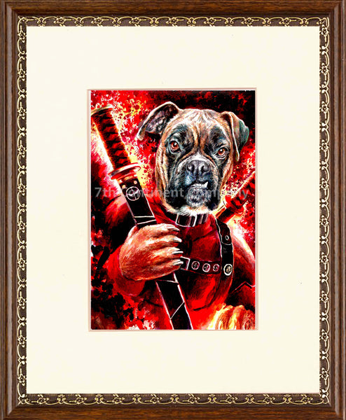 Deadpool Dog Art at 7th-continent-company.com - 7 CONTINENT COMPANY Sp. z o.o.