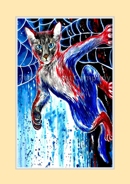 Spiderman Cat Art at 7th-continent-company.com - 7 CONTINENT COMPANY Sp. z o.o.