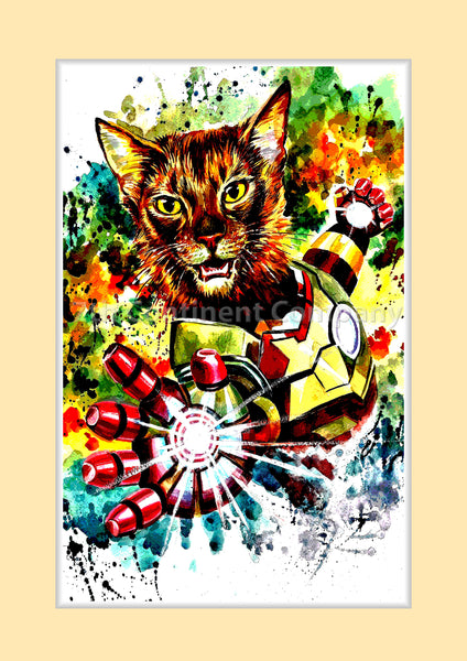Iron Man Cat Art at 7th-continent-company.com - 7 CONTINENT COMPANY Sp. z o.o.