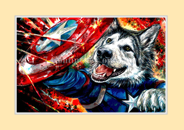 Captain America. Husky at 7th-continent-company.com - 7 CONTINENT COMPANY Sp. z o.o.