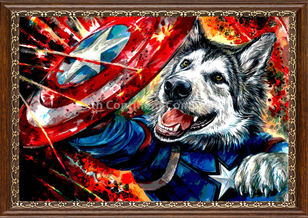 Captain America. Husky at 7th-continent-company.com - 7 CONTINENT COMPANY Sp. z o.o.