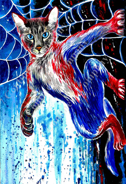 Spiderman Cat Art at 7th-continent-company.com - 7 CONTINENT COMPANY Sp. z o.o.