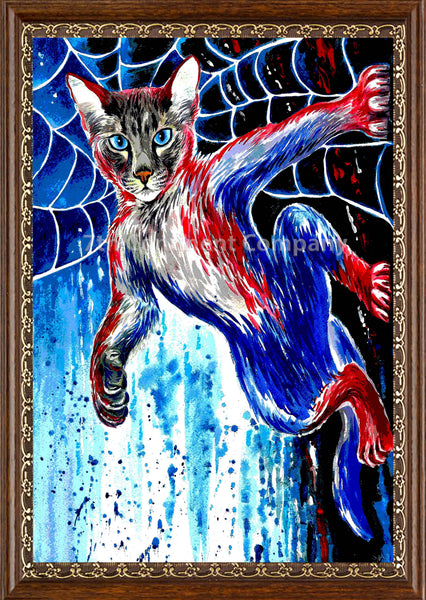 Spiderman Cat Art at 7th-continent-company.com - 7 CONTINENT COMPANY Sp. z o.o.