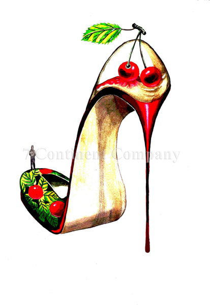 Cocktail Shoe. Cherry at 7th-continent-company.com - 7 CONTINENT COMPANY Sp. z o.o.