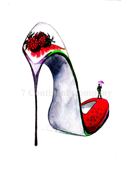 Cocktail Shoe. Raspberry at 7th-continent-company.com - 7 CONTINENT COMPANY Sp. z o.o.